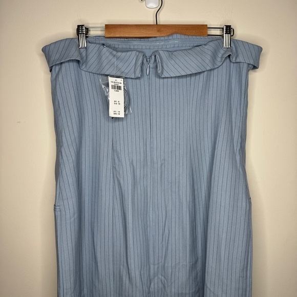 NWT Abercrombie and Fitch Strapless Tailored Midi Dress Size XL - Picture 6 of 10